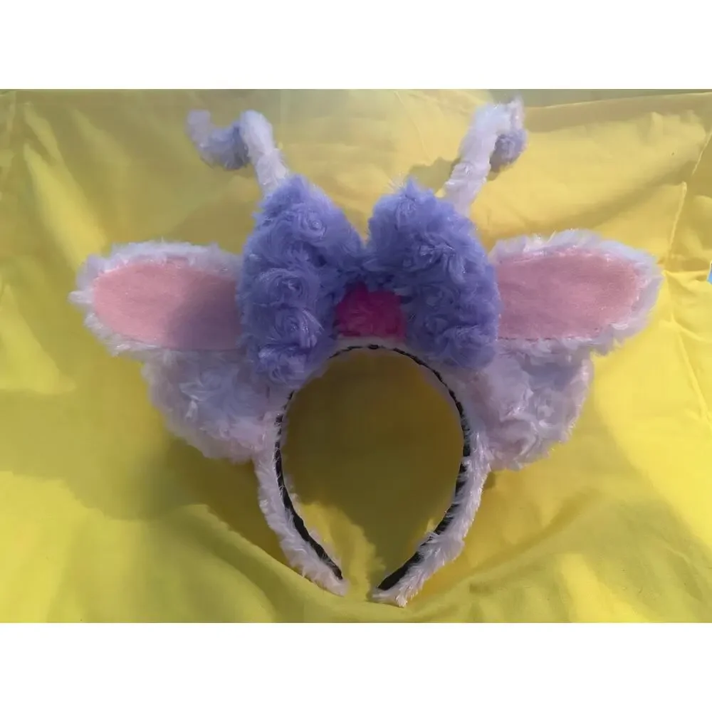 NWOT Handmade Disney Angel Stitch Cousin Light Up Fuzzy Ears Headband